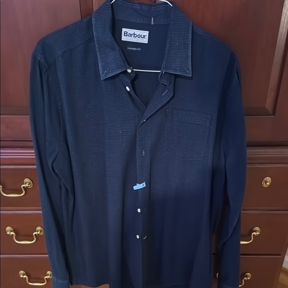 Barbour Blue Casual Button Down Shirt